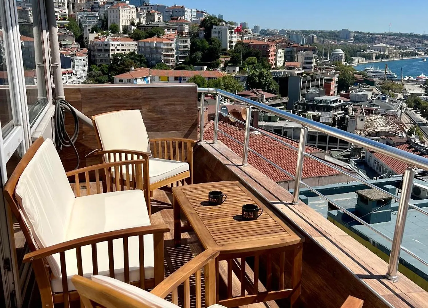 Deluxe Duplex In City Center With 210 Degrees Bosphorus Viewed Istanbul Turkey
